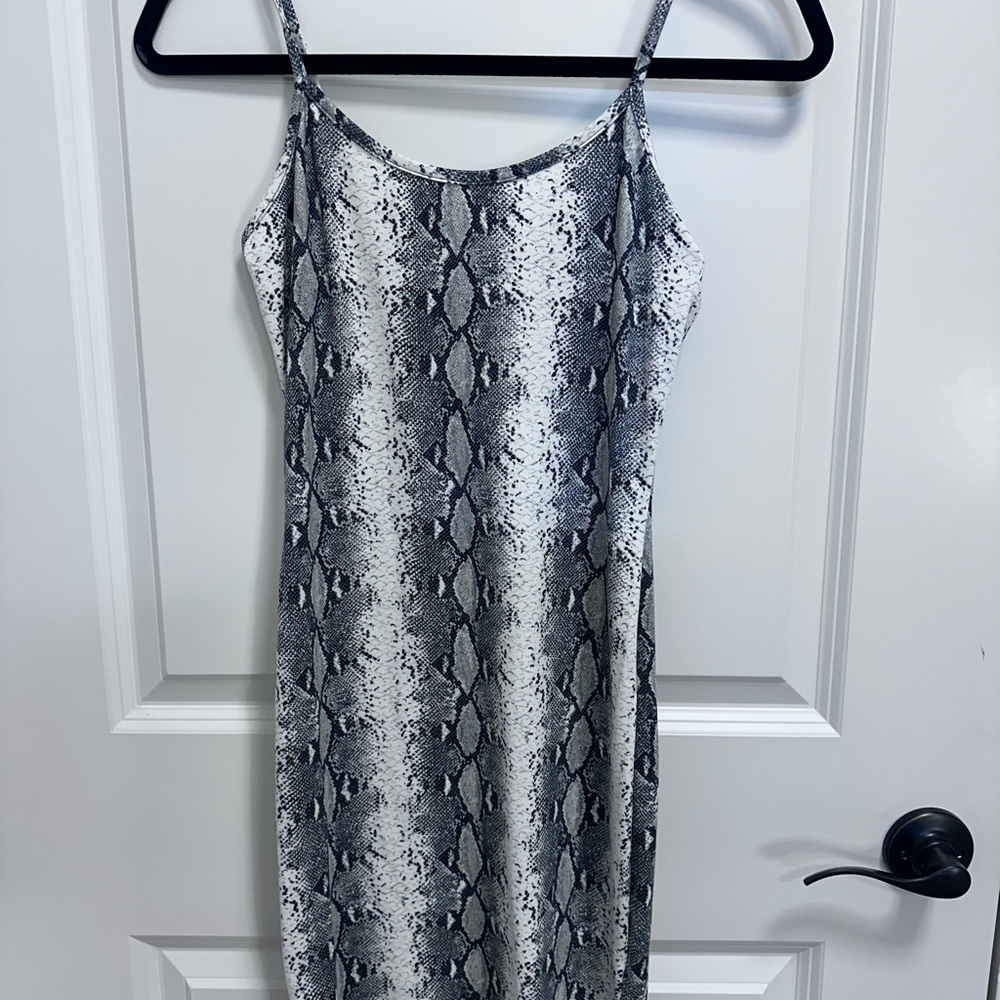 Windsor Monochrome Snake Print Dress